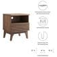 Modway Render 1 Drawer and Shelf Nightstand in Walnut, , large
