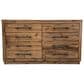 Woodland & Co Regal 4 Piece Queen Bedroom Set in Brown, , large