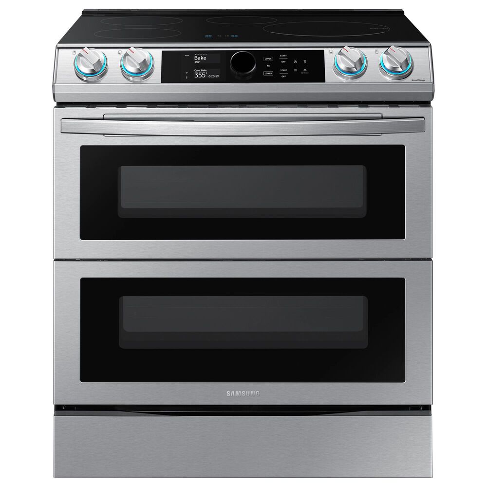 Samsung 6.3 Cu. Ft. Slide-In Dual Door Induction Range with Wi-Fi and Air Fry in Stainless Steel, , large