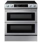Samsung 6.3 Cu. Ft. Slide-In Dual Door Induction Range with Wi-Fi and Air Fry in Stainless Steel, , large