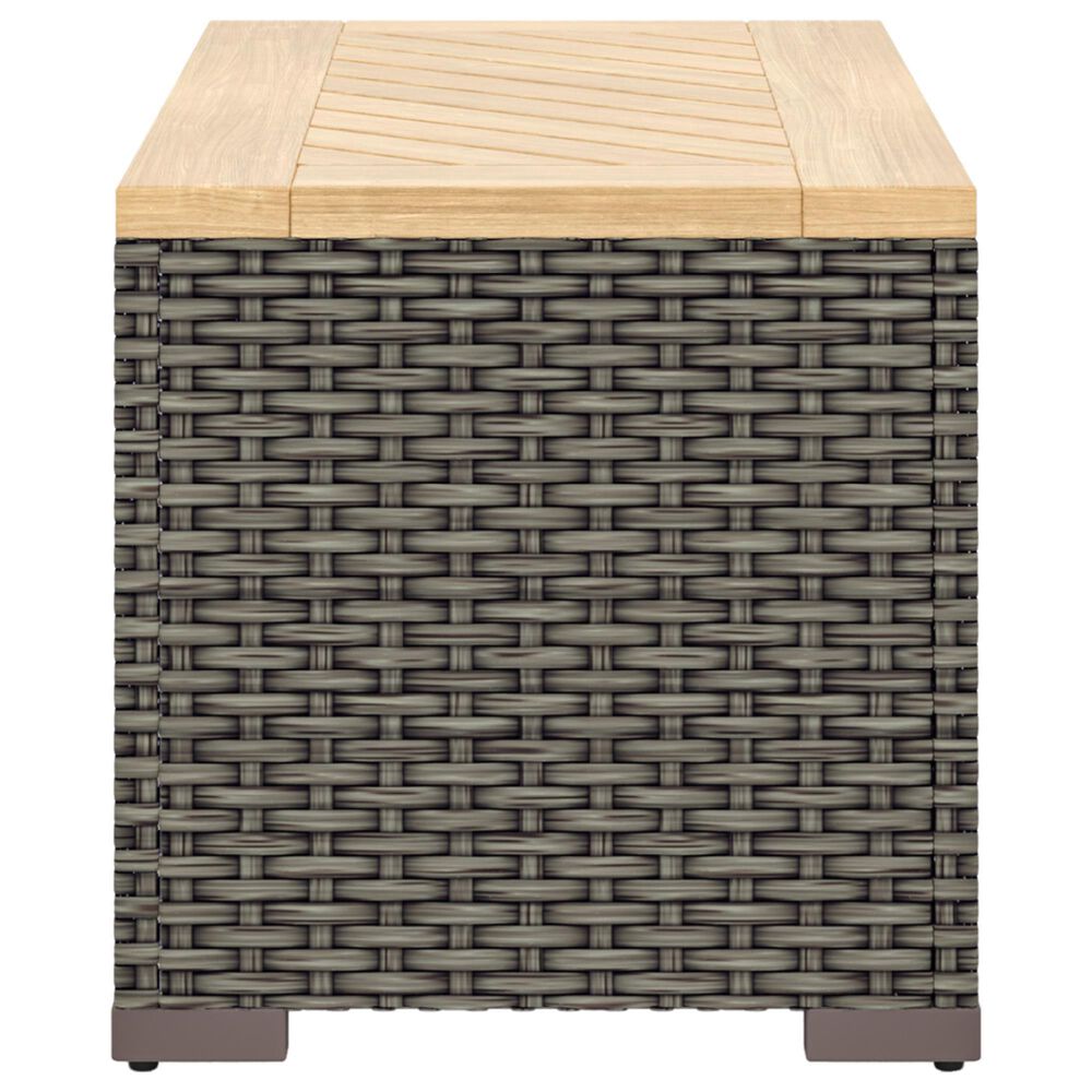 Homestyles Boca Raton Storage Table in Brown and Gray - Table Only, , large