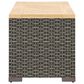 Homestyles Boca Raton Storage Table in Brown and Gray - Table Only, , large