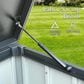 HOMLUX 120-Gallon Outdoor Waterproof Storage Deck Box with Lockable Lid in Dark Gray, , large