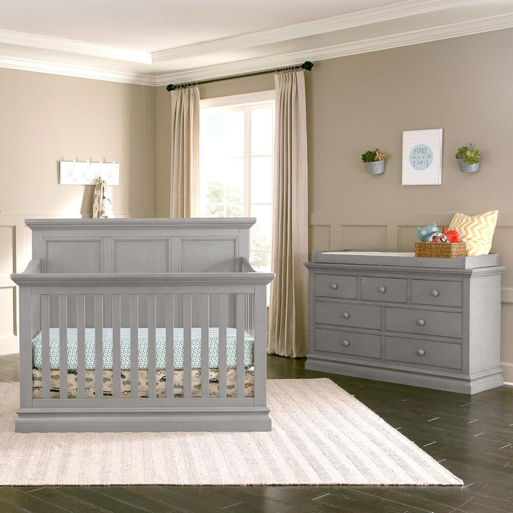 Little Dreamer Pine Ridge 3 Piece Nursery Set in Gray, , large