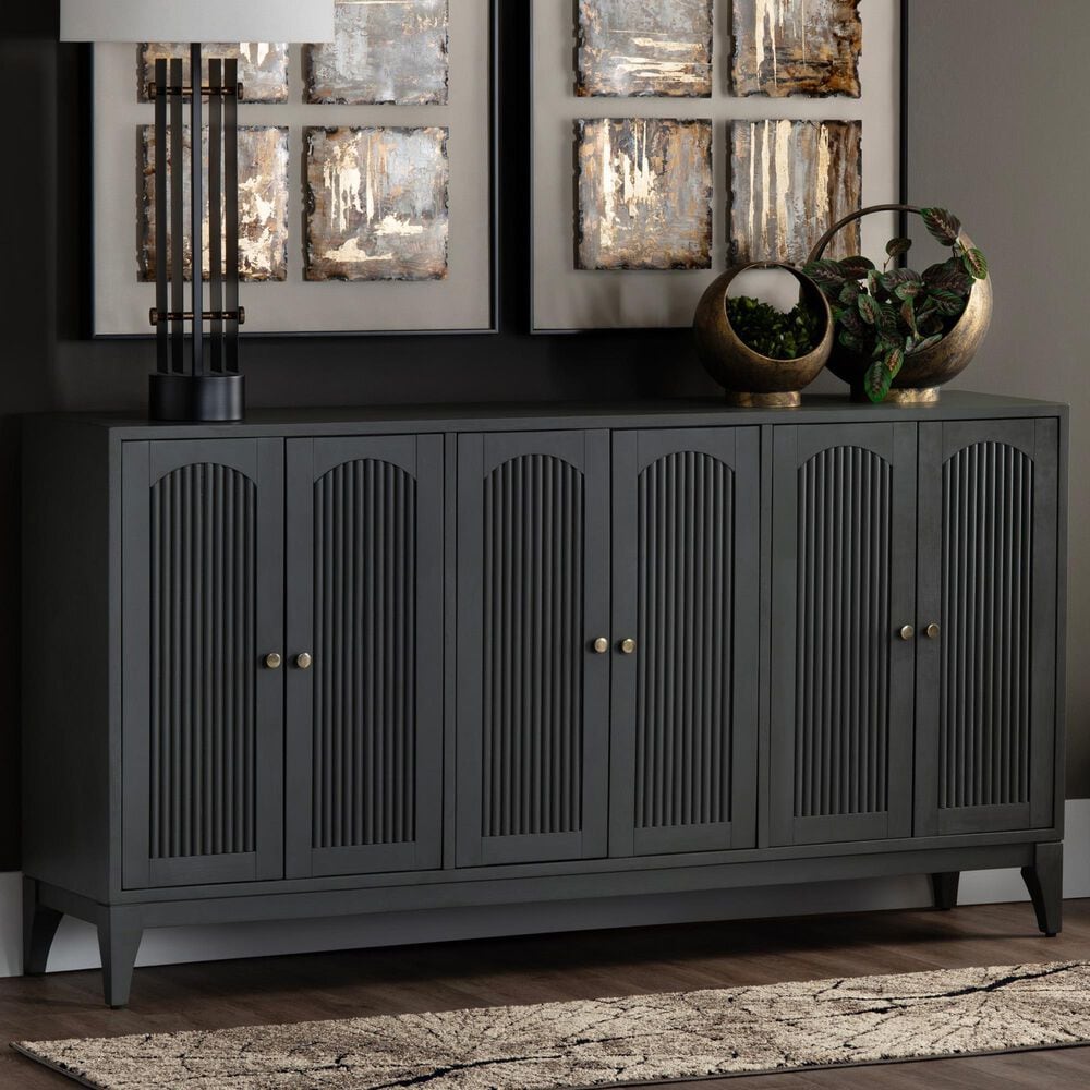 Slatehouse Palisade 6-Door Sideboard in Green, , large