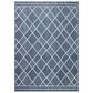 Loloi Easton Ivory and Denim 2"3" x 3"9" Indoor/Outdoor Area Rug, , large