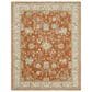 Karastan Adalia Iznik 10" x 14" Rust Area Rug, , large