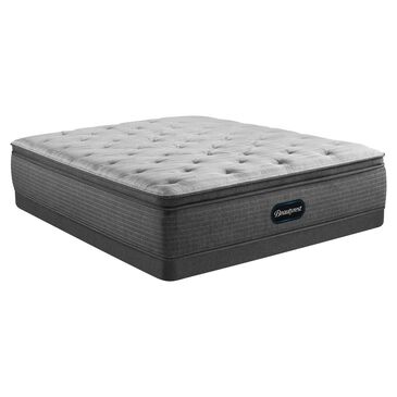 Beautyrest Select Plush Pillow Top Twin Mattress with Low Profile Box Spring, , large