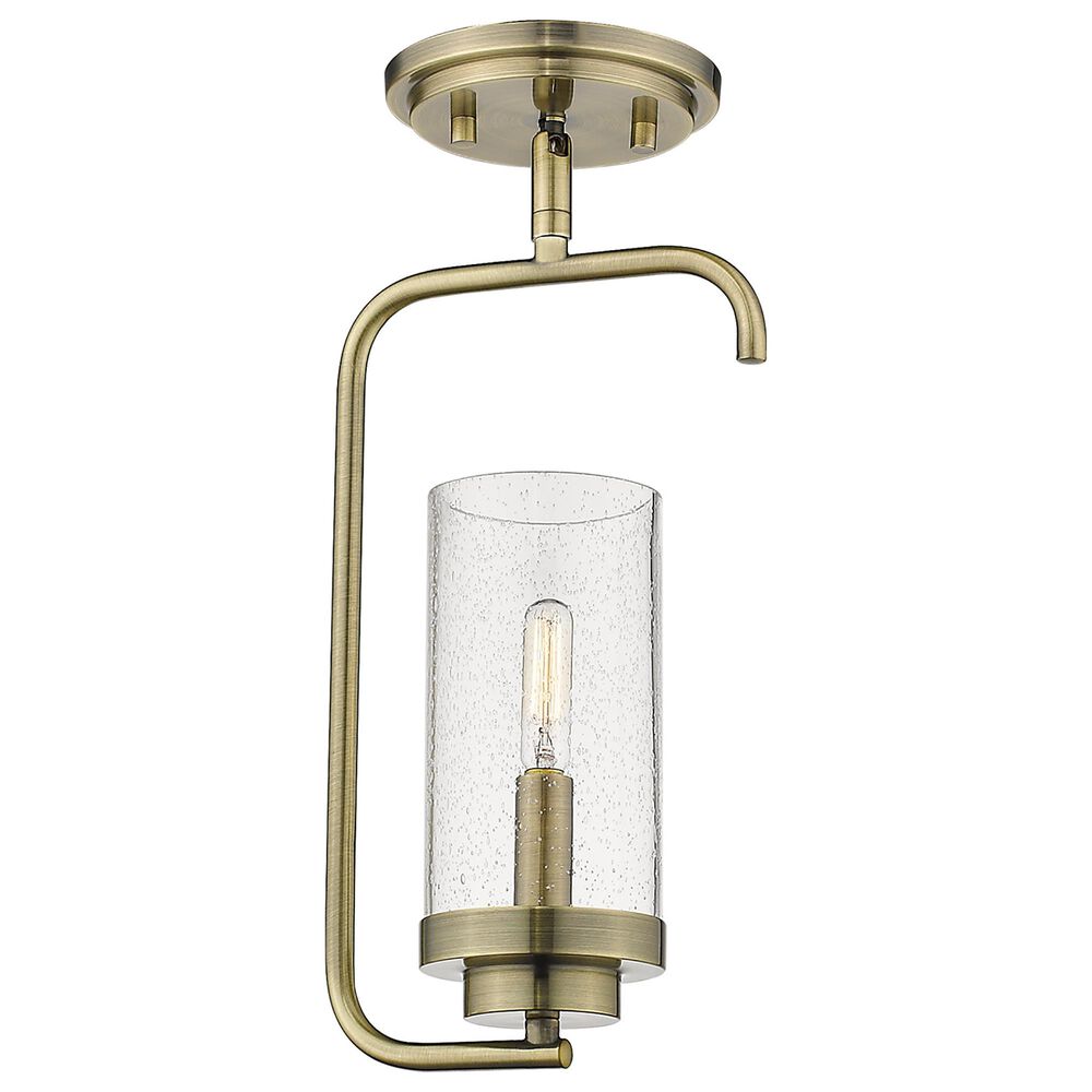Golden Lighting Holden Semi-Flush in Aged Brass, , large