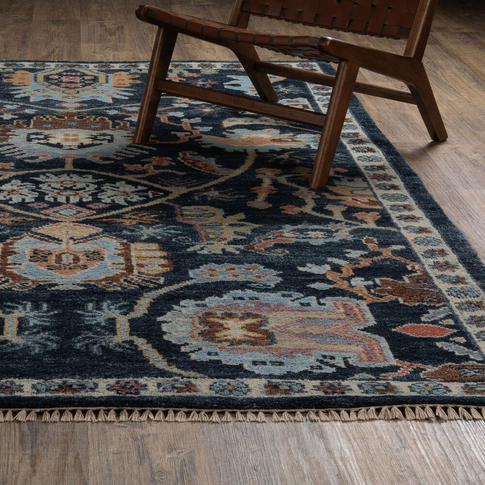 Oriental Weavers Majorca MAJ02 Blue and Multicolor 8&#39; x 10&#39; Area Rug, , large