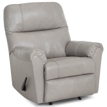 Moore Furniture Harvey Manual Rocker Recliner in Capricorn Silver, , large