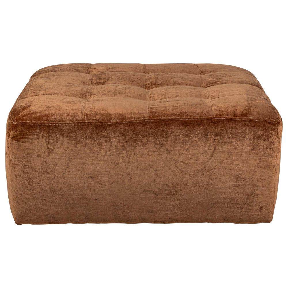 Hartsfield Kimpton Cocktail Ottoman in Henna, , large