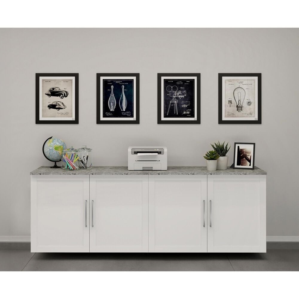 Sauder Bundled Cabinet with Faux Stone Top &amp; Doors, , large