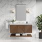 James Martin Vanities Marcello 48" Single Bathroom Vanity in Chestnut with 3 cm Carrara White Marble Top and Rectangular Sink, , large