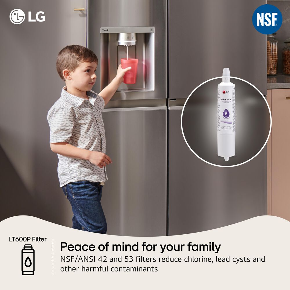 LG LT600P Replacement Refrigerator Water Filter in White, , large