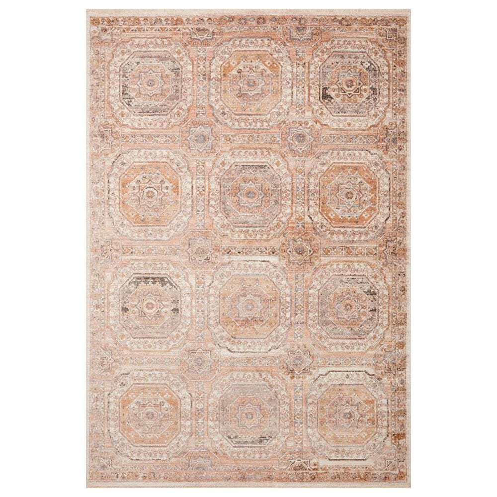 Loloi Sonnet 2"6" x 8" Apricot and Multicolor Runner, , large