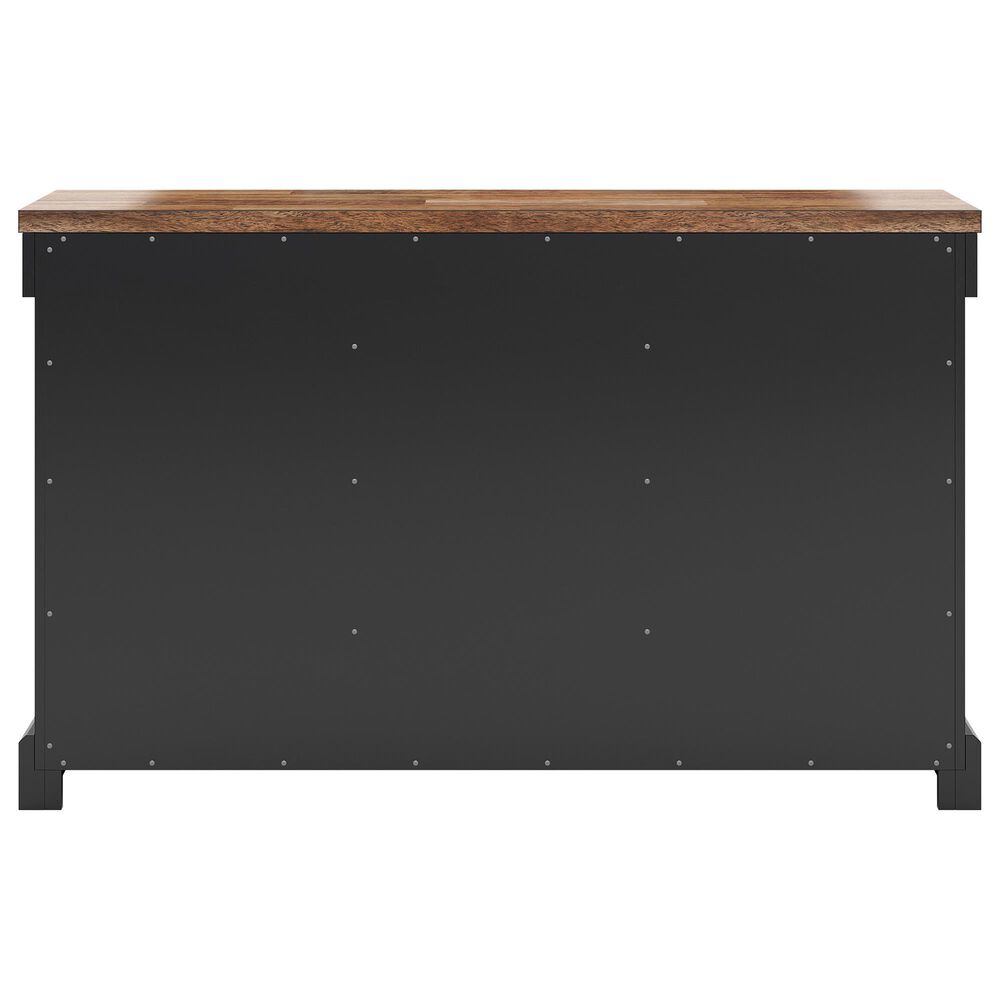 Ashley Wildenauer Dining Room Buffet in Warm Satin Black and Brown, , large