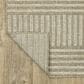 Oriental Weavers Tortuga TR02A 1"10" x 7"6" Beige and Black Runner, , large