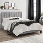 Richlands Furniture Crestone Full Upholstered Platform Bed in Gray, , large