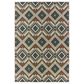 Oriental Weavers Latitude 2X 9"10" x 12"10" Grey Area Rug, , large