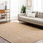 Surya Masterpiece Light Gray, Beige, Tan and Medium Brown 5" x 7"5" Area Rug, , large