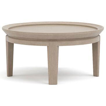 Stickley Furniture Maidsatone 28" Round Cocktail Table in Sandbank, , large