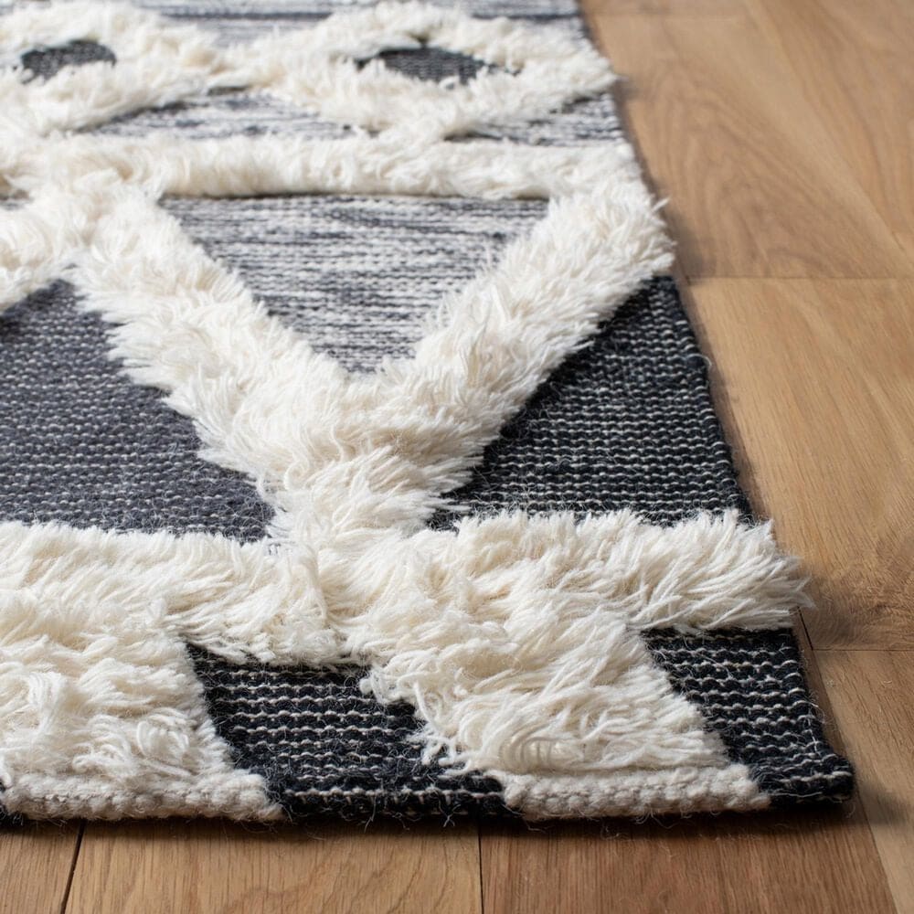 Safavieh Natura NAT685A 3&#39; x 5&#39; Ivory and Black Area Rug, , large