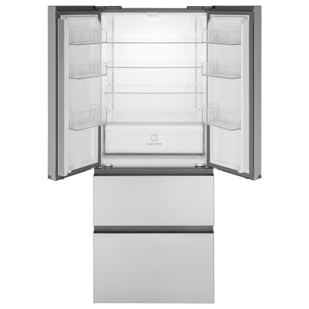 Haier 14.5 Cu. Ft. French Door Refrigerator in Fingerprint Resistant Stainless Steel, , large