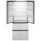 Haier 14.5 Cu. Ft. French Door Refrigerator in Fingerprint Resistant Stainless Steel, , large