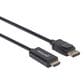 Manhattan 6" DisplayPort to HDMI Cable in Black, , large
