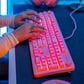 JLab Nightfall Wired Keyboard in Pink, , large