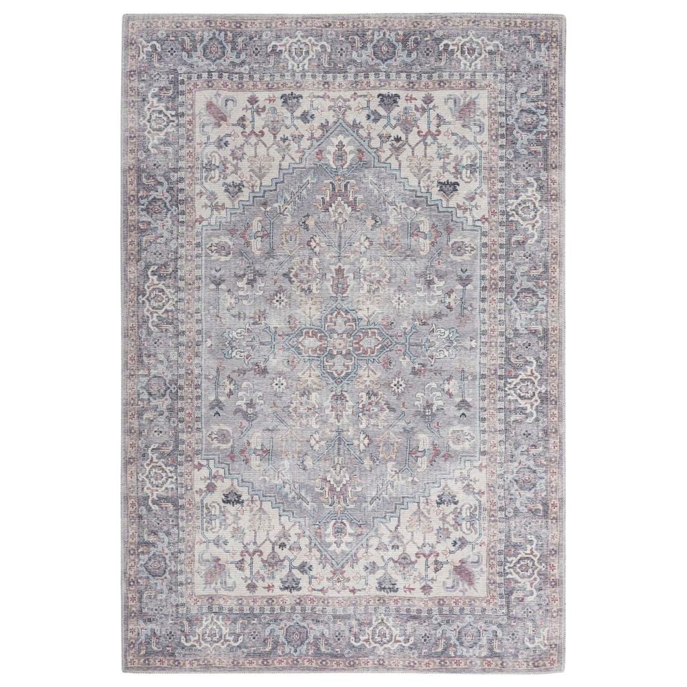 57 Grand by Nicole Curtis Series 1 5"3" x 7"3" Soft Grey and Ivory Area Rug, , large