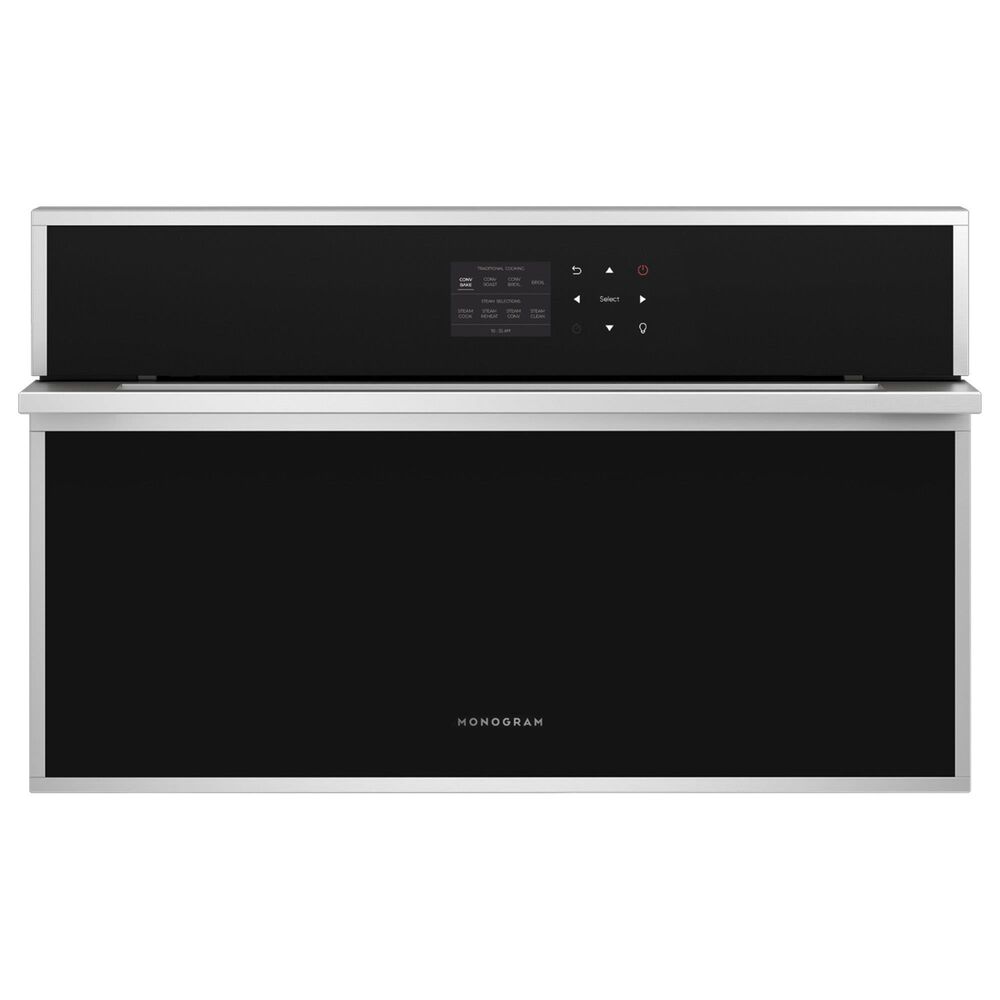 Monogram Minimalist 30" Electric Single Wall Oven in Stainless Steel, , large
