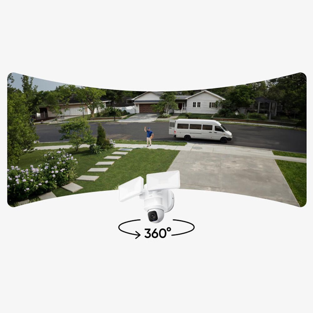 eufy E30 Outdoor Floodlight Security Camera in White, , large