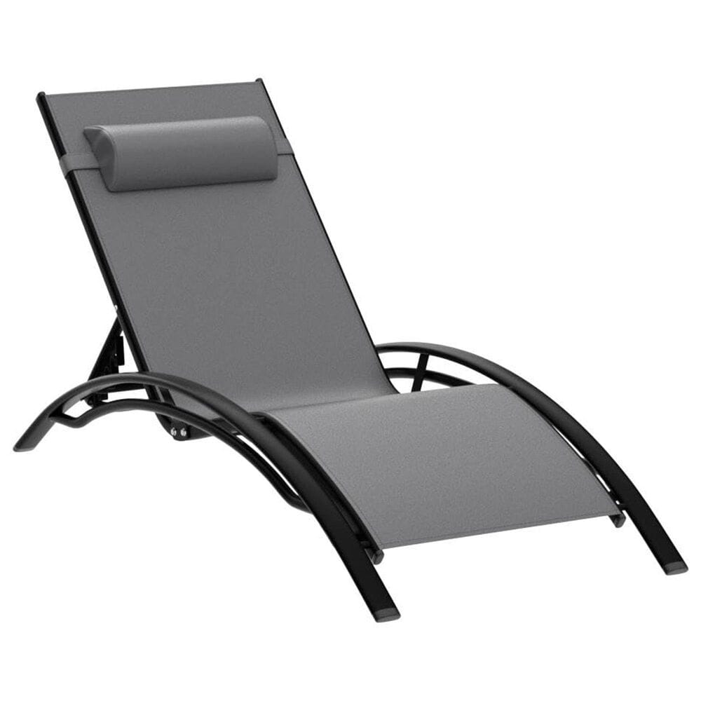 HOMLUX 3-Piece Oversized Patio Chaise Lounge Set in Grey, , large