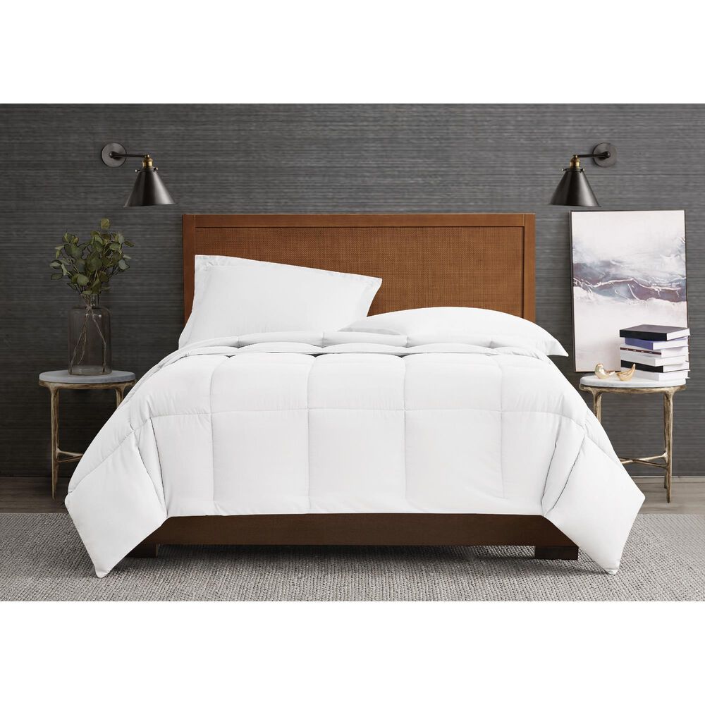 Pem America London Fog Garment Wash 3-Piece Full/Queen Comforter Set in White, , large