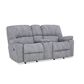 HomeStretch Reclining Loveseat in Rhino Grey, , large