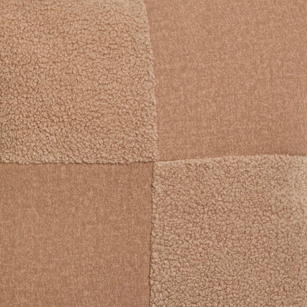 Accents De Ville 20" Square Throw Pillow in Light Brown, , large