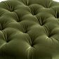 Jennifer Taylor Home Roquefort 24.5" Dog Sofa Bed with Box-Pleated Skirt in Olive Green, , large