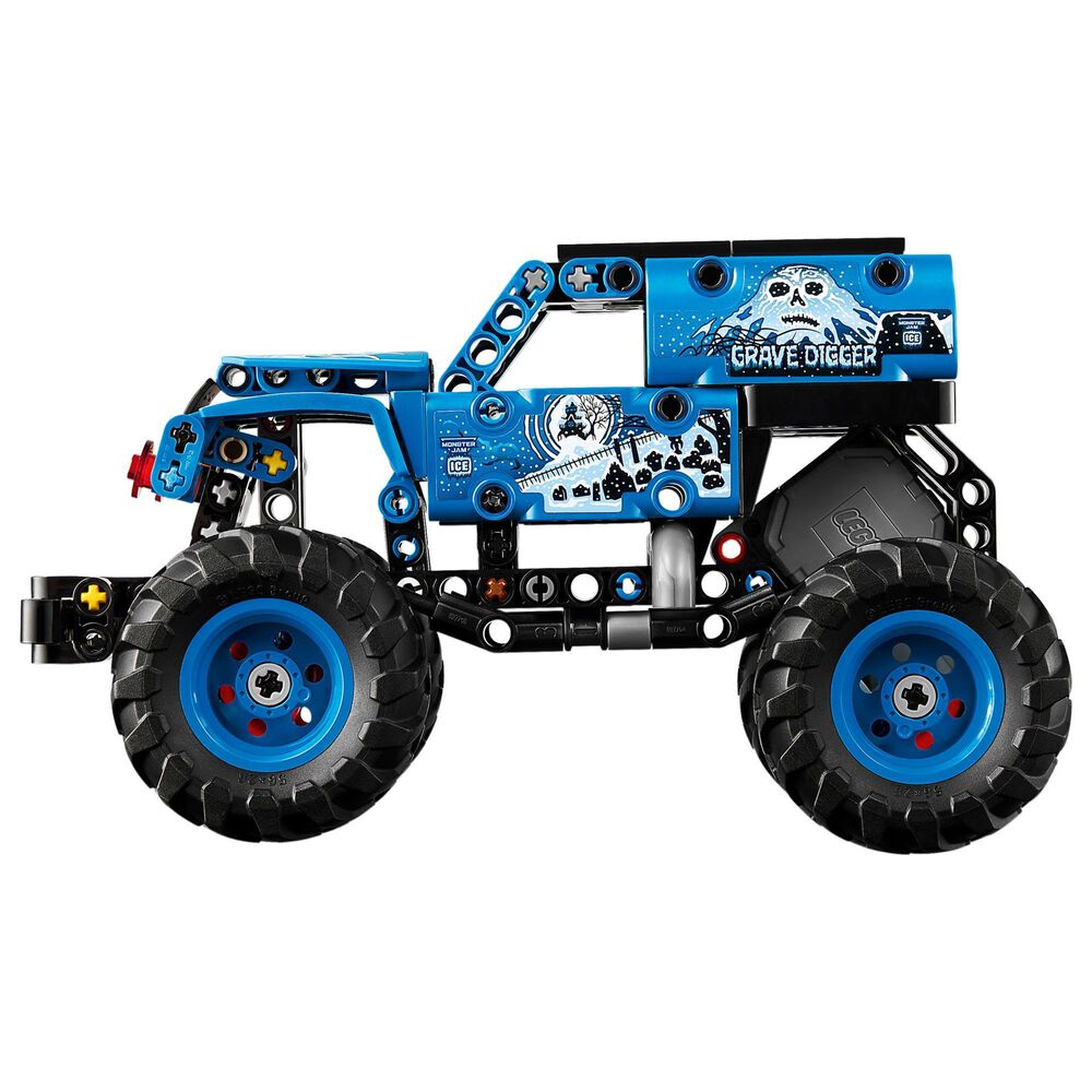 LEGO Technic Monster Jam Grave Digger Fire and Ice Pull-Back Building Set, , large