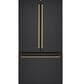 Cafe CAFE REFRIGERATION HANDLE KIT - BRUSHED BRASS, , large