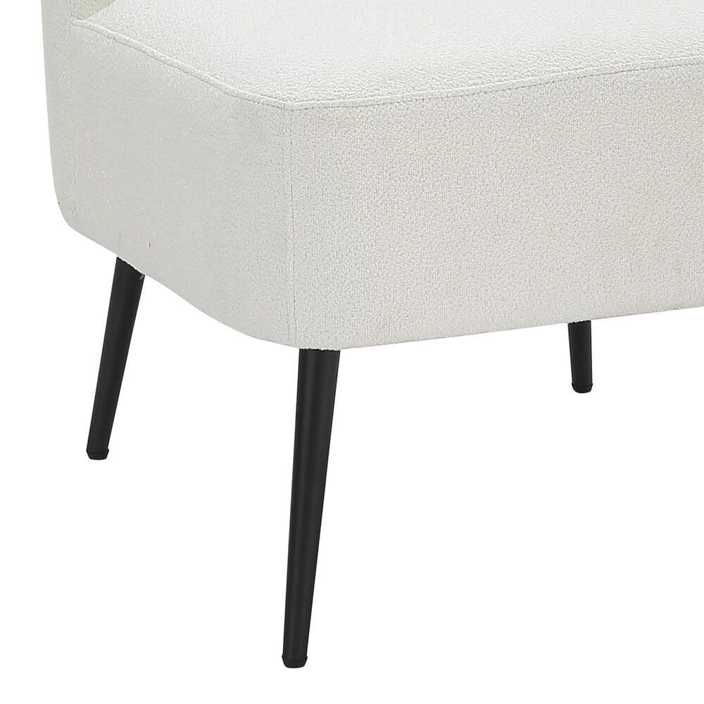 Lumisource Fran Slipper Chair in White, , large