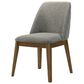 Coaster Franklin Side Chair with Grey Cushion in Dark Brown, , large
