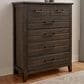 Viceray Collections Passageways 5 Drawer Chest in Charleston Brown, , large