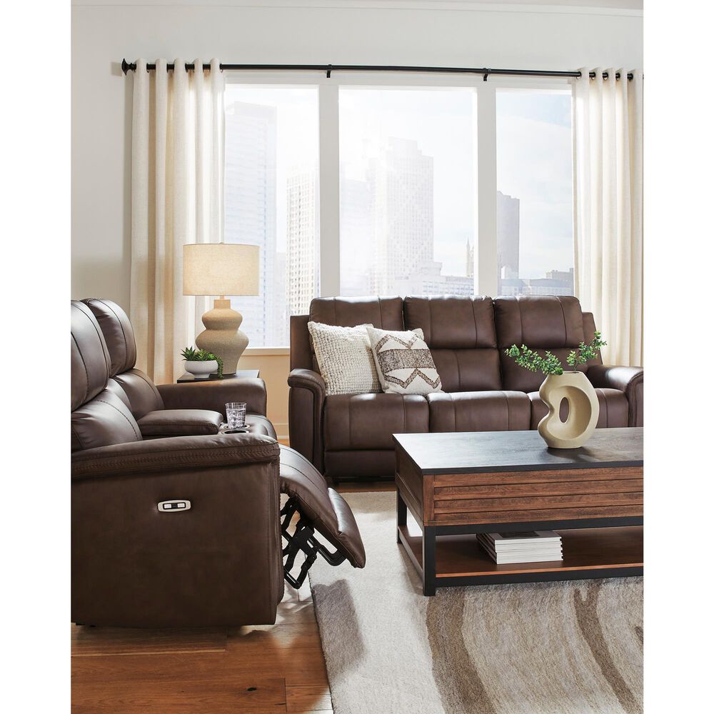 Ashley Bleckley Power Reclining Loveseat in Espresso, , large