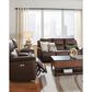 Ashley Bleckley Power Reclining Loveseat in Espresso, , large