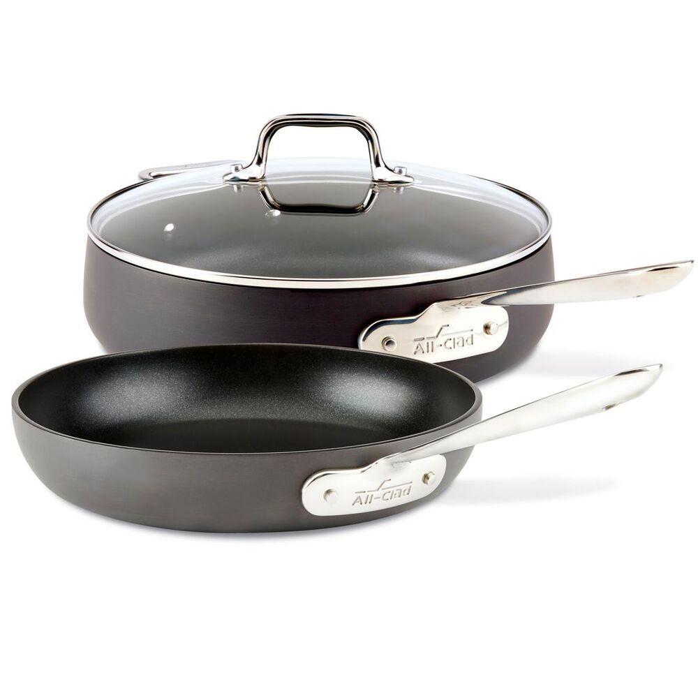All-Clad 3-Piece Saute and Fry Pan Set in Black, , large