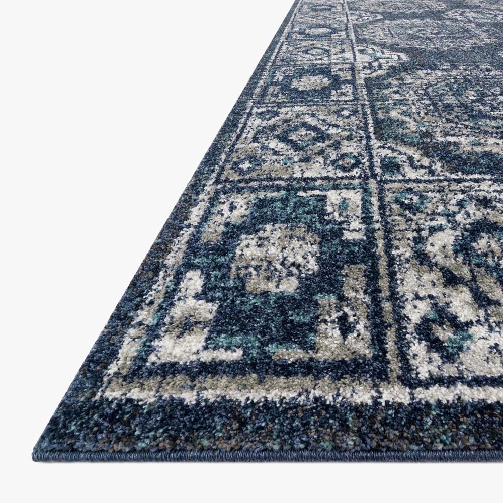 Loloi Joaquin JOA-03 2&#39;7&quot; x 10&#39; Denim and Grey Runner, , large