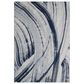 Kas Oriental Rugs Illusions Elements 5"3" x 7"7" Ivory and Blue Area Rug, , large