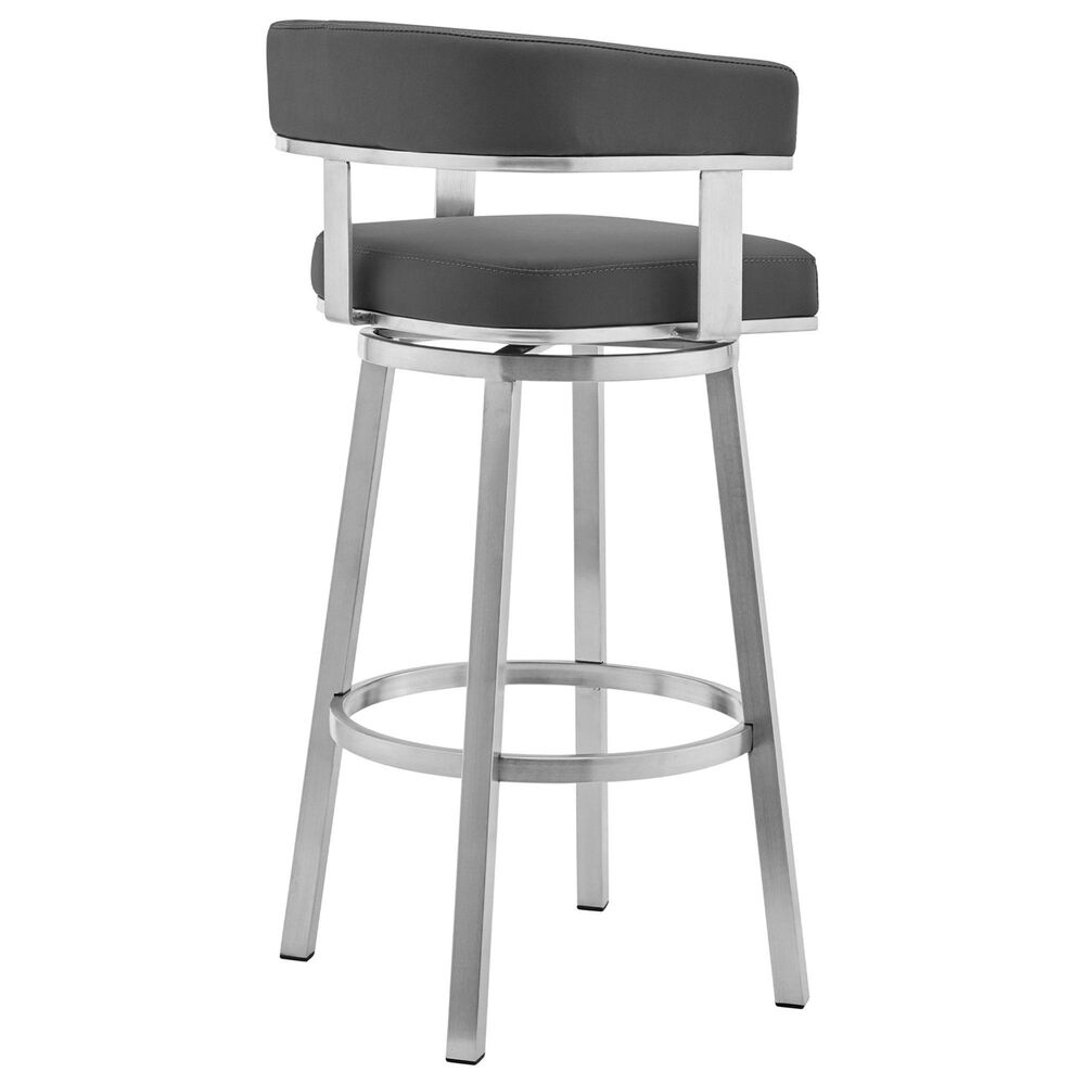Blue River Naomi and Lorin 3-Piece Counter Height Dining Set in Stainless Steel, , large
